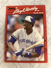1990 Donruss #504a Lloyd Moseby
