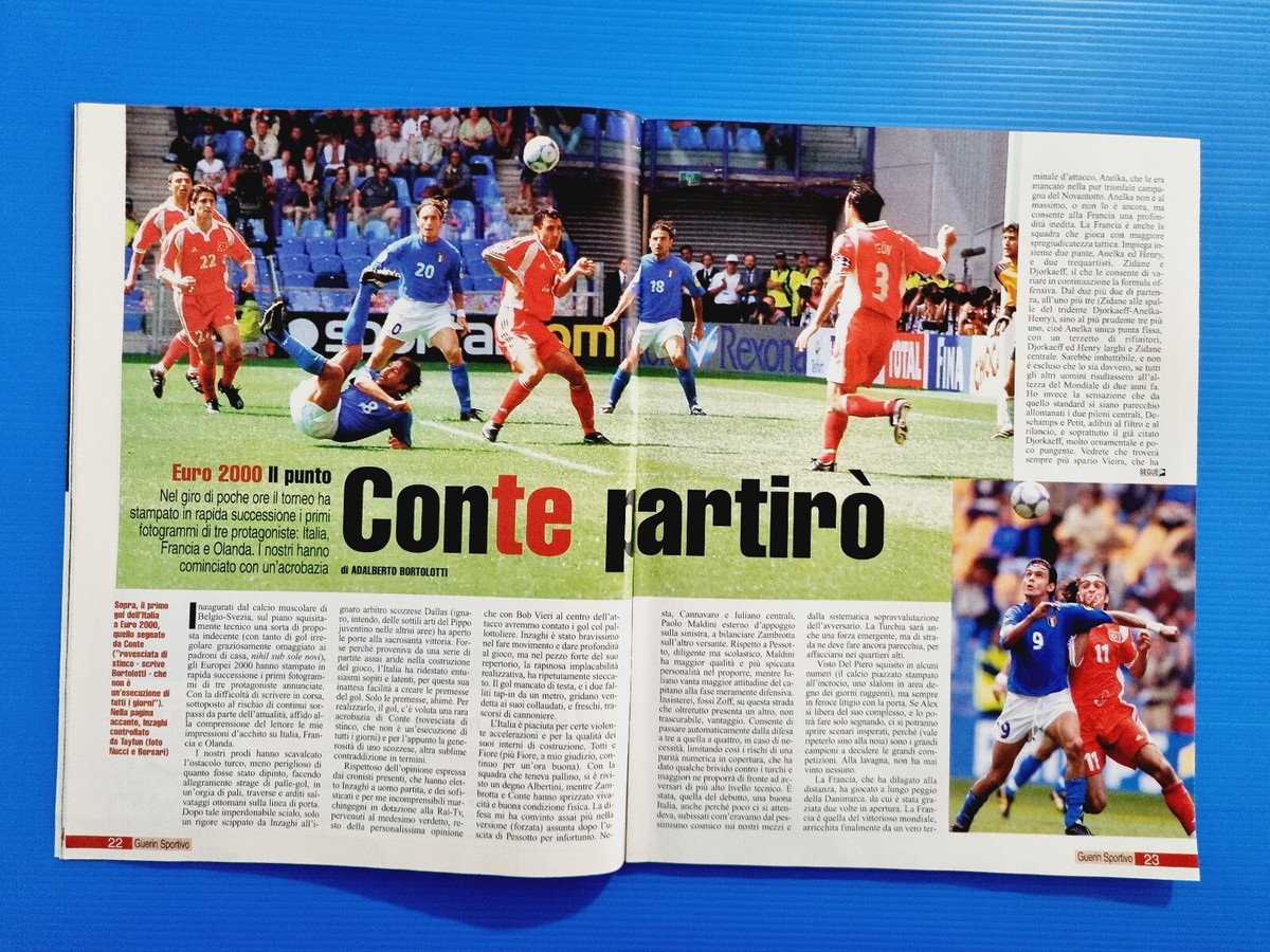 Guerin Sportivo N°26 2004 – Spécial Euro 2004 Avec Lippi Et Film Des Matchs – Italie