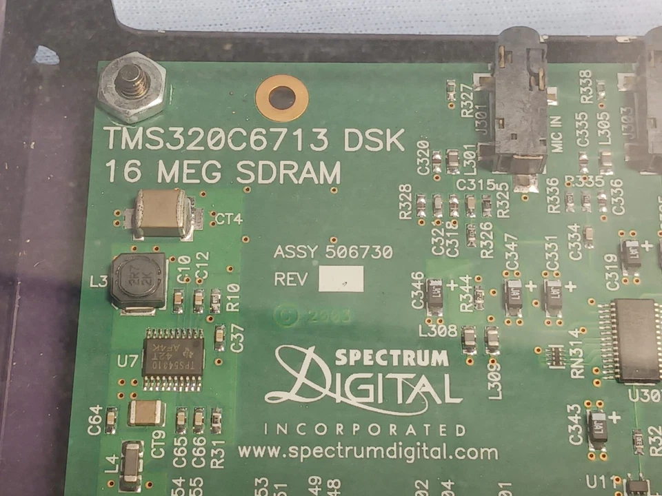 Placa de circuito PCB módulo Spectrum Digital TMS320C6713 DSK 16 MEG SDRAM 506730 Foto 3 de 4
