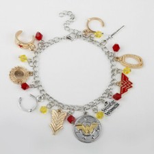Wonder Woman Charm Bracelet Charms Antique Silver Alloy Jewelry
