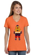 V-NECK Ladies Gritty Philadelphia Flyers Mascot Claude Giroux Jakub  T-shirt