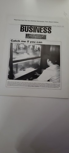 Flyer THE LOBSTER ZONE CRANE Arcade Video Game advertisement original see pic - 第 2/3 張圖片