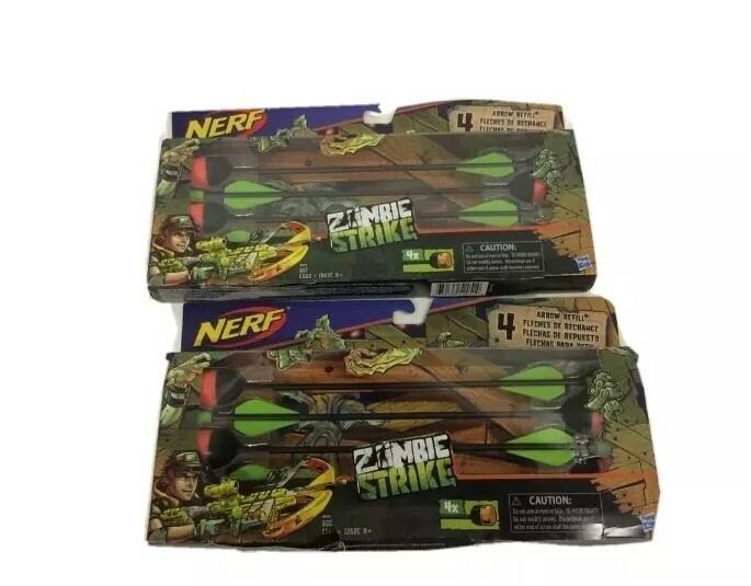 Crossbow Wrathbolt Nerf Nerf Zombie Strike Arrow Refill LOT Of 6)
