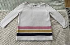 Boden US 4 Darcy Stripe Sweater 3/4 Sleeve