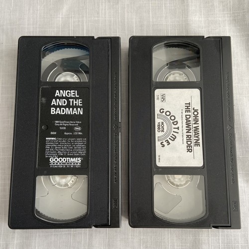 The Dawn Rider & Angel And The Badman VHS Tape Movie John Wayne Classics Series - Picture 6 of 6