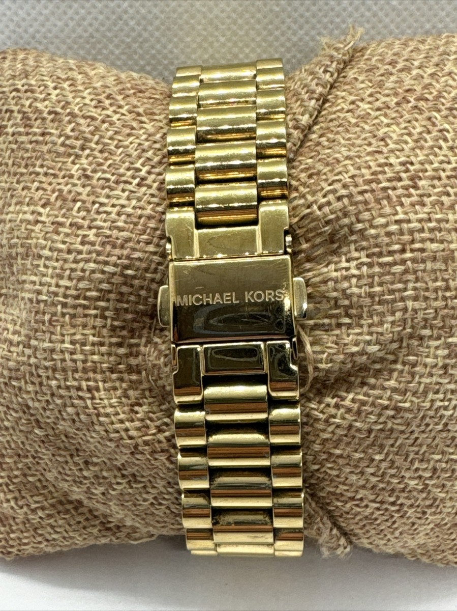 Michael Kors Nash MK3286 Unisex Gold Stainless Steel Analog  display picture 3