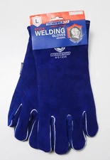Techniweld USA Armour Guard AG1200L Stick Welding Gloves Size Mens Large NEW!