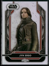 Star Wars Topps Chrome 2024 Card Costco Super Box Silver Refractor - Jyn Erso