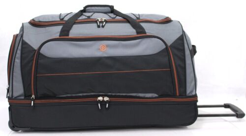 Large 30" Travel Split Wheeled Bag Trolley Holdall Suitcase Duffel Cargo Case - Picture 5 of 16