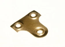 1,000 X Glass / Mirror Picture Hanging Bracket Plate Unslotted 25mm Eb Onestop