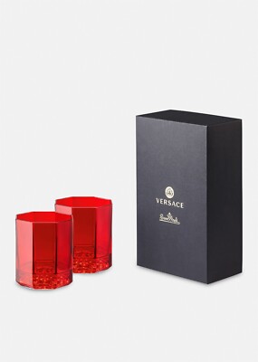 Versace Rosenthal - Set 2 Whisky Glasses Versace Medusa Lumiere