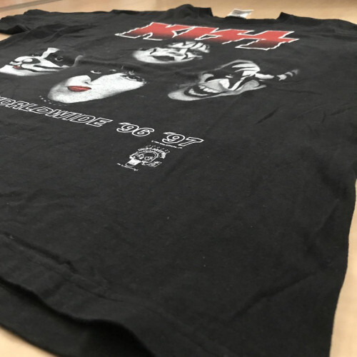 KISS 1996 T-shirt Size XL black Extremely rare deadstock NM