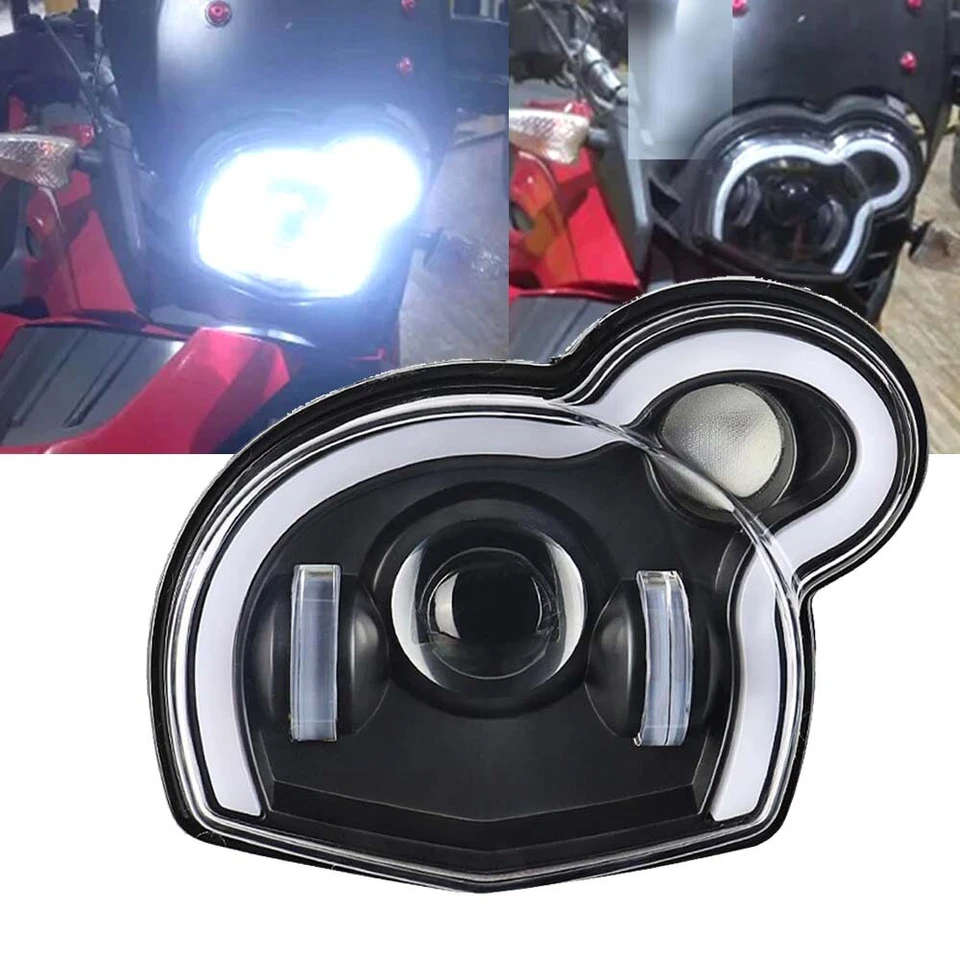 Para BMW G650GS/Sertao R13 2011-2017 LED DRL con luz de haz alto/bajo Foto 2 de 4