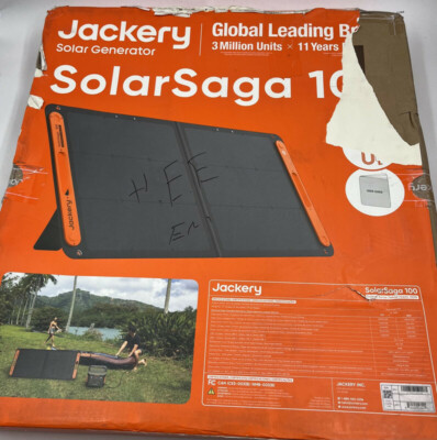 未開封　Jackery JS-100F SolarSaga100 Jackery Flexible & Portable SolarSaga 100W
