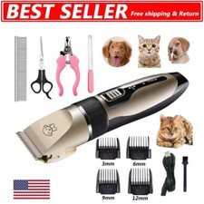 Dog Cat Hair Clipper Electric Hair Cutting Machine Professional Trimmer