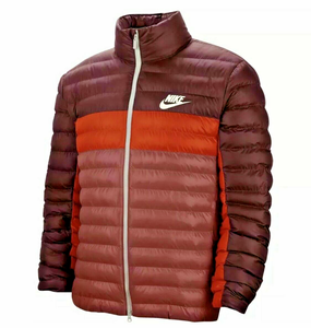 nike orange puffer jacket