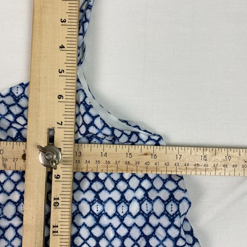 BB Dakota Womens Romper XS Spaghetti strap v neck lined blue white beach NWT - 第 15/18 張圖片