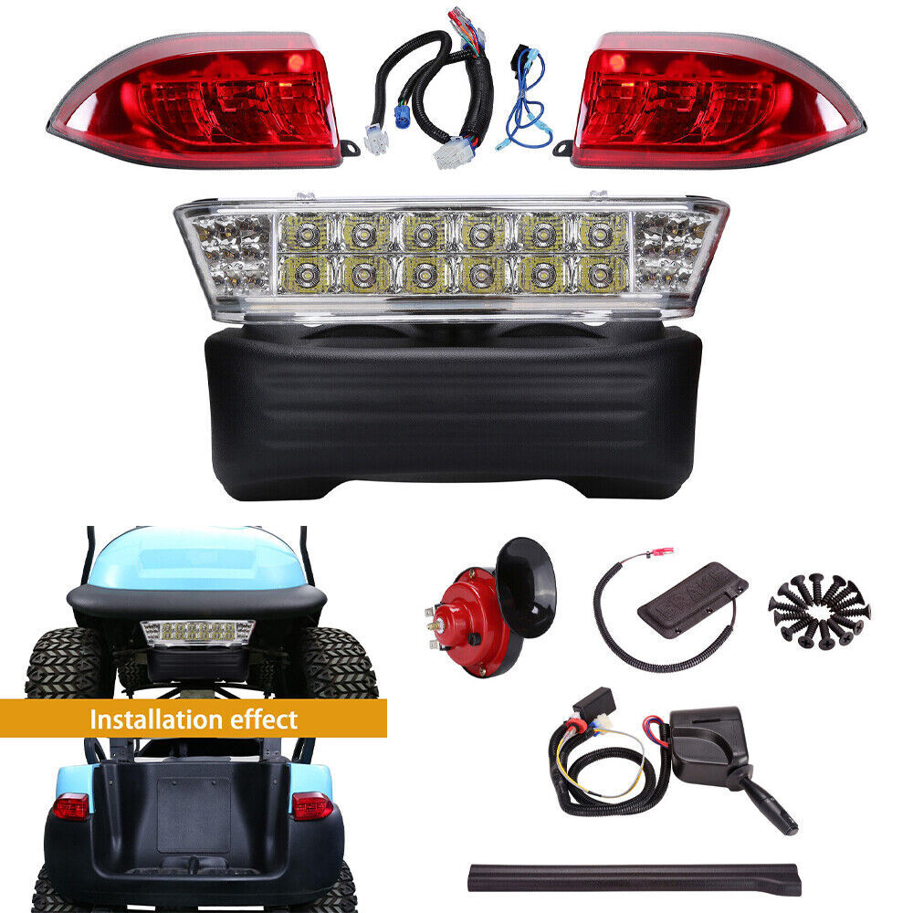 Golf Cart LED Light Kit with Head Light & Tail Lights Kit for Club Car Precedent