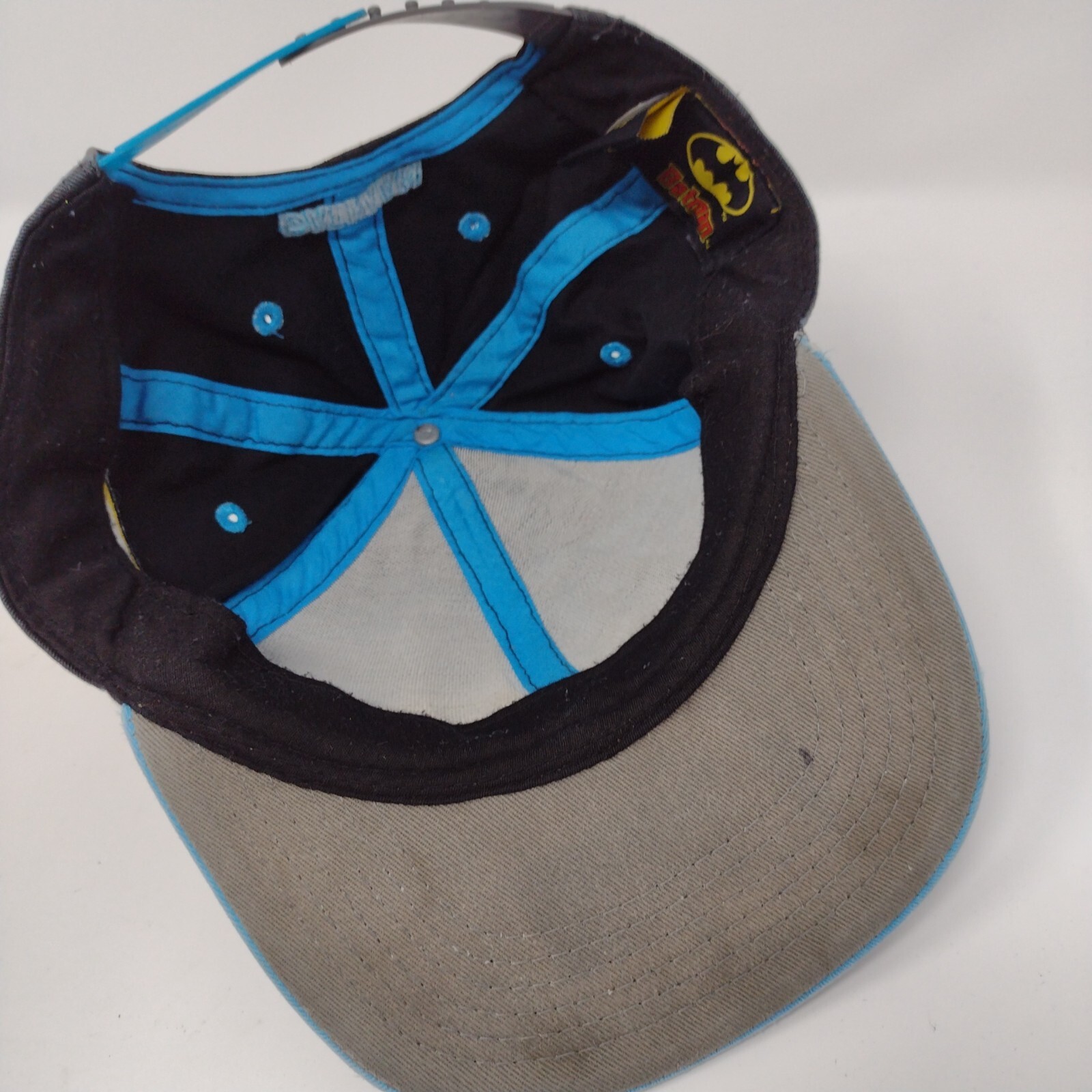 Batman Snapback Hat Multicolor OSFA Adjustable Em… - image 6