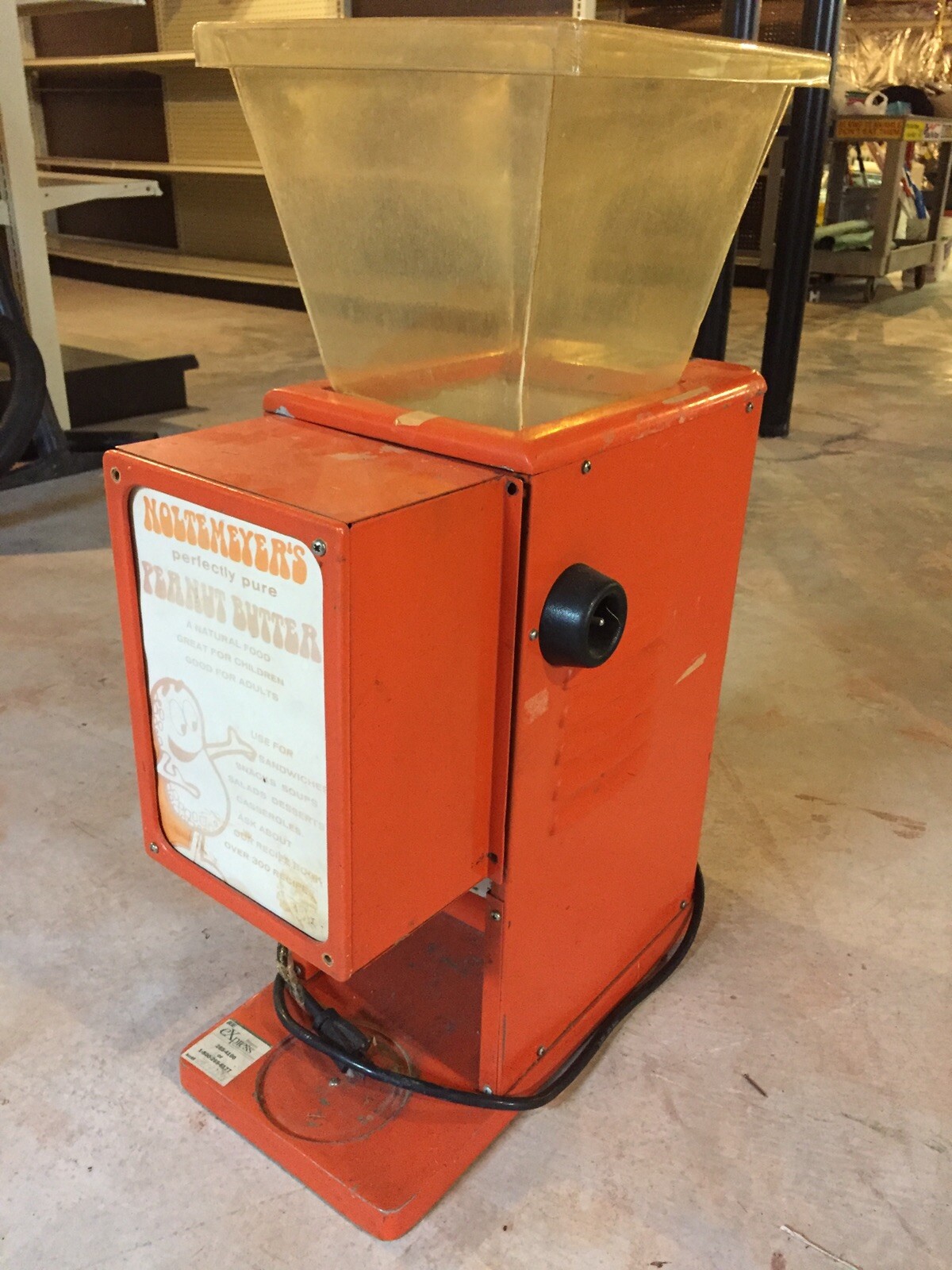 Grindmaster Peanut Butter Grinder Machine Model 490PB Early 1970’s W/3