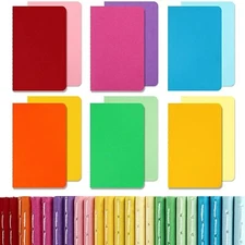 24pcs Mini Pocket Notebooks, Notebooks Bulk, Colorful Notebooks, Lined Notepad,