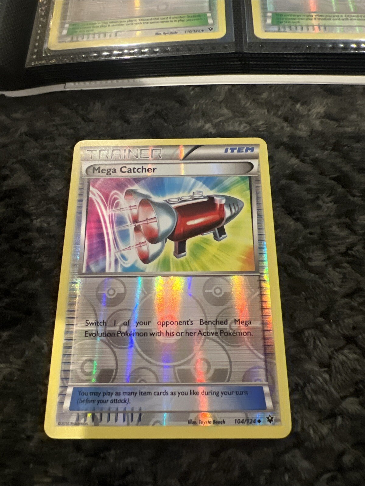 Pokémon TCG Mega Catcher Fates Collide 104/124 Reverse Holo Uncommon Near Mint