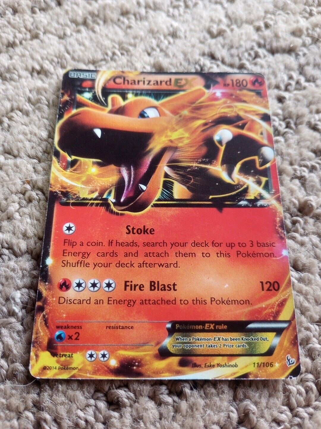 Charizard-EX (11/106), Busca de Cards