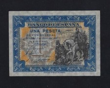 Spain 1 Peseta 1940 P.-121 XF+++  SERIE  A 