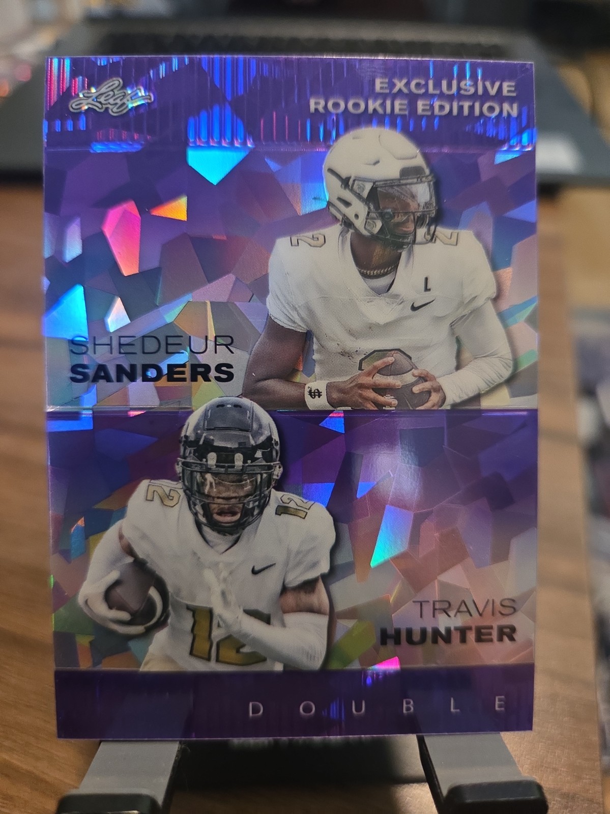 Leaf 2024 Exclusive Rookie Edition Shedeur Sanders Travis Hunter ERE-04 12/15