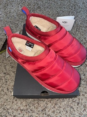 MENS UGG TASMAN SLIPPER 3M PUFFER RED (Size 11 US) NIB Tags