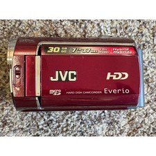 JVC Everio GZ-MG330RU Red Camcorder  30GB HDD 35x Optical Zoom  Retro Video