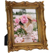 8x10 Vintage Bronze Picture Frame - Ornate Antique Design for Cherished Memories
