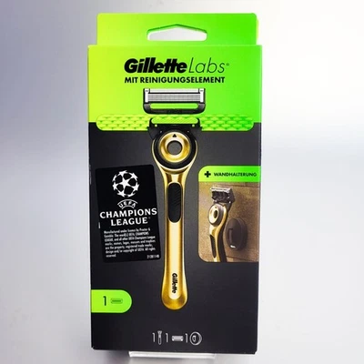GilletteLabs mit Reinigungs-Element, Rasierer für Männer Champion Gold Edition, - Bild 1 von 3