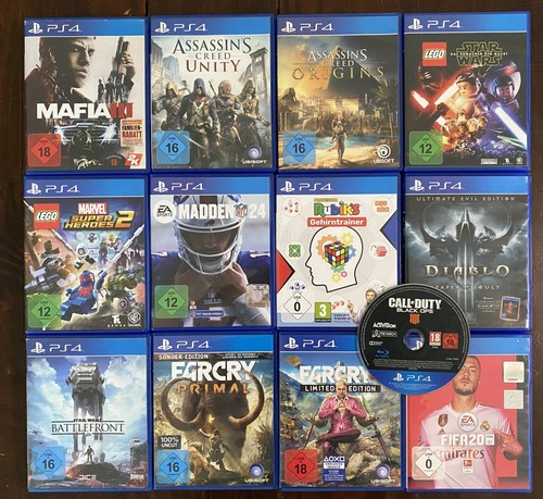 Sony Playstation 4 Pro Konsole 1TB 1 Controller mit Ladekabel und 13 Spiele - Bild 6 von 8
