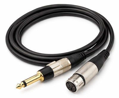 1/4  TRS Male to XLR Female Audio Cable 1 Meter   Balanced Mic/Instrument Cable