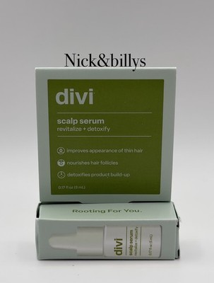 NEW NIB divi Scalp Serum revitalize + detoxify Sample Size 5ml/0.17oz AUTHENTIC
