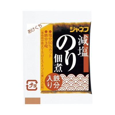 Janef Reduced-Salt Nori Tsukudani with Iron (5g x 40 pcs)