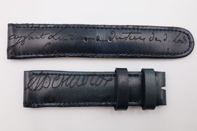 Berluti Calf Leather Watch Strap 20mm18mm Calligraphy Style Used