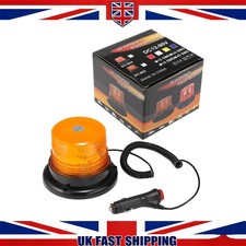 LED Flashing Hazard Amber Beacon For Lorry Car Van Tractor Forklift 12V 24V