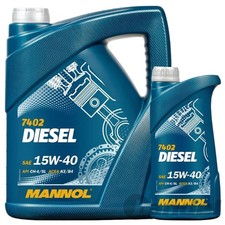 1x5L+1x1L=6L MANNOL DIESEL SAE 15W-40 MOTORÖL passend für VW 505/501.01 MB 229.1 1x5L+1x1L=6L MANNOL DIESEL SAE 15W-40 MOTORÖL passend für VW 505/501.01 MB 229.1