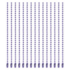 Ball Bead Chains, 3.9 Inch, Purple  150 Pcs , Dog Tag Chain Keychain