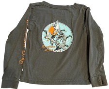Southern Lure Kids Size 3 Gray Long Sleeve Mallard Duck Hunting Graphic Shirt