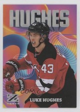 2023-24 Skybox Metal Universe Z-Force Rave 256/399 Luke Hughes #41 0i6