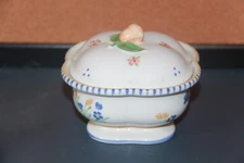 Prestige Place Provence Collection, Hand-Painted, Porcelain Trinket Box with Lid