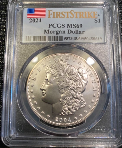 2024 Morgan Silver Dollar PCGS MS69 First Strike