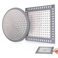 Shower Drain Hair Catcher, 2pcs, 4.72", Shower Drain Cover Protector,Easy Ins...