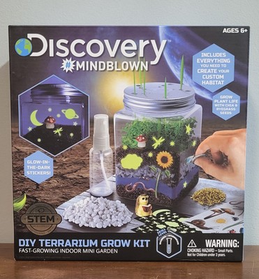 Discovery #Mindblown DIY Terrarium Grow Kit STEM Brand New Age 6+