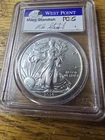2014-W $1 PCGS MS69 Silver Eagle First Strike Signed by Miles Standish