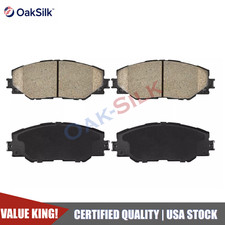 Front Ceramic Brake Pad Set for 2009-2019 Toyota Corolla 1.8L 2006-18 RAV4 2.5L
