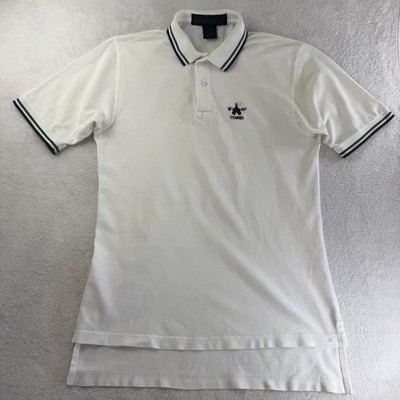 Vintage Boast Tennis Polo Shirt Mens S Made USA White Winchester Tennis